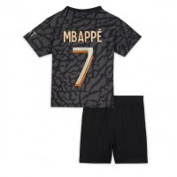 Echipament fotbal Paris Saint-Germain Kylian Mbappe #7 Tricou Treilea 2023-24 pentru copii maneca scurta (+ Pantaloni scurti)